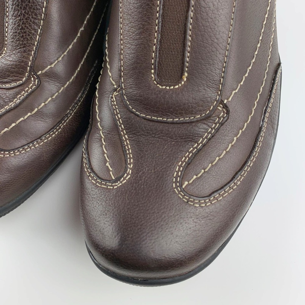 Natural Soul by Naturalizer Raise Loafers Slip On Brown Leather Women’s 8.5 - Picture 3 of 11